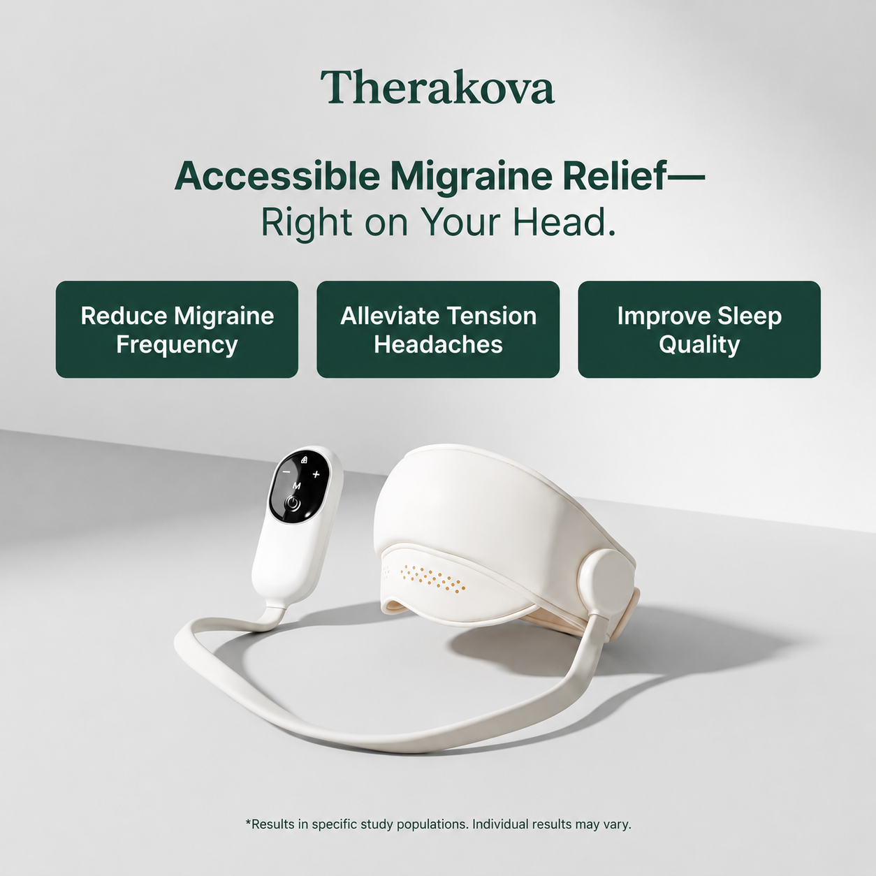 Therakova™ Pro — Migraine Relief Device